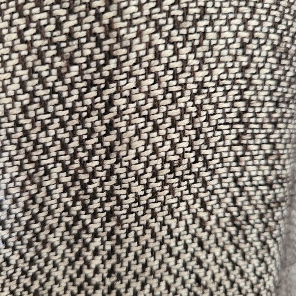 Lafayette 148 New York Linen Blend Career Office Blazer Salt n‎ Pepper Size 6 - Picture 5 of 10